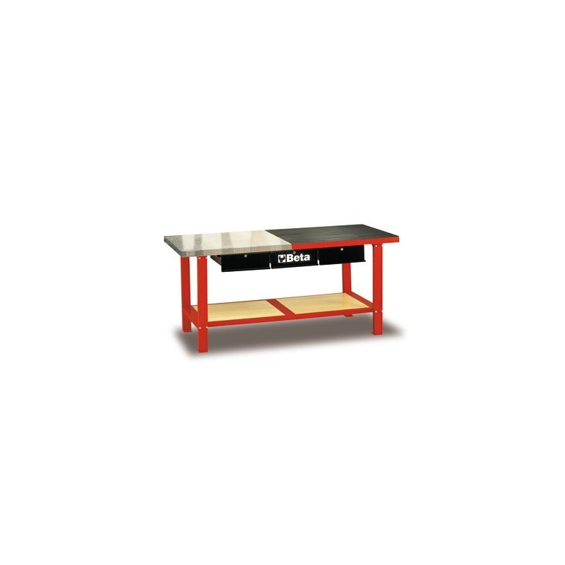 BETA C56M-R MAXI WORKBENCH PIANO ACCIAIO RED C56M-R