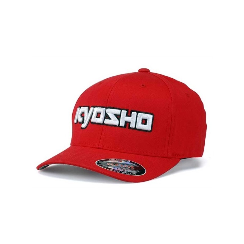 KY-G-KA30001RS Kyosho 3D Cappellino Rosso S-M FlexFit