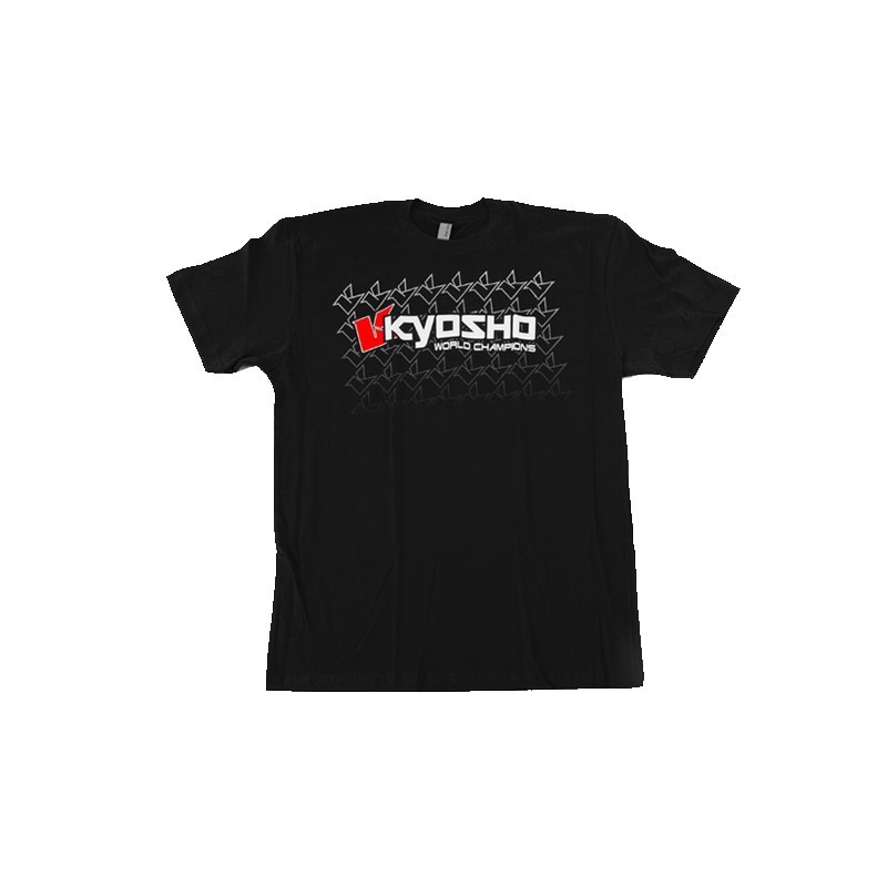 KY-88003 T-SHIRT NERO KYOSHO K-FADE 2.0