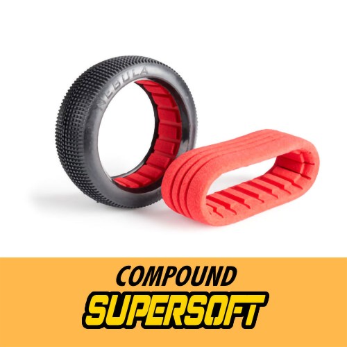 MX-IN-NEBSS GOMME NEBULA SUPER SOFT TIRES+INSERTS  RC MODEL TIRES