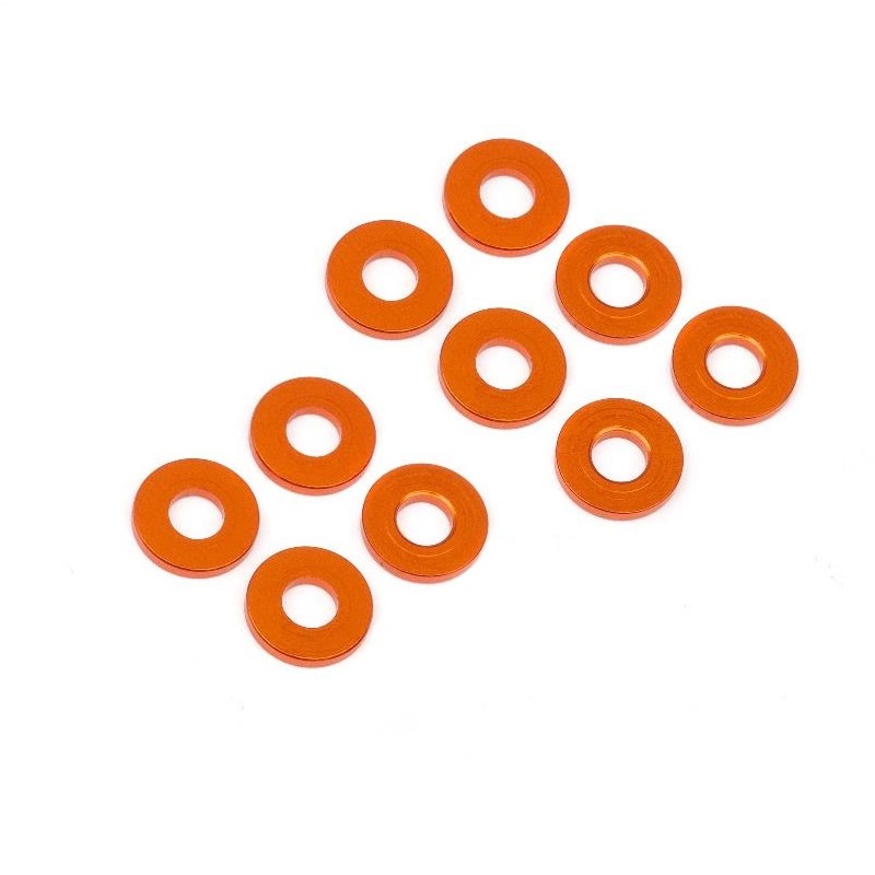 HB-HB112794B RONDELLA SET 3X7MM (/1.0MM/ORANGE/10PCS)